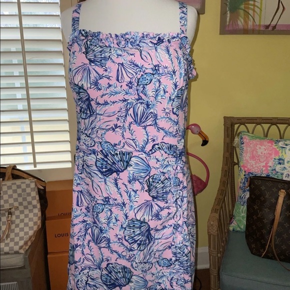 Lilly Pulitzer NWT Zenon Romper Lilac A Little Jelly Size 1️⃣6️⃣ - Picture 7 of 10